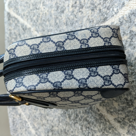 GG GUCCI MONOGRAM CANVAS LEATHER WOMEN'S HANDBAG - Picture 11 of 17